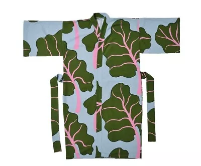 NEW Marimekko X IKEA BASTUA KIMONO Leaf Blue/Green - L/XL • $68.99