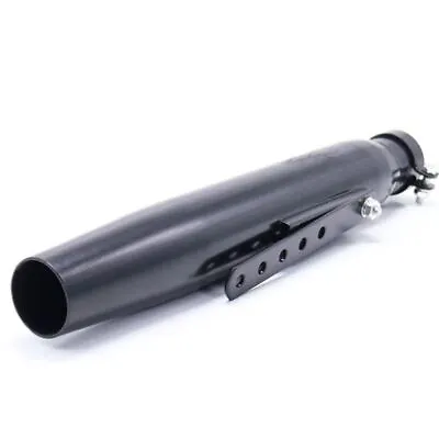Universal Black Tapered Motorcycle Exhaust Silencer Custom Cafe Racer 17'' • $34.04