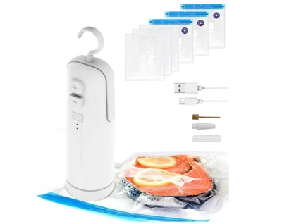 $17.99 • Buy Rechargeable Handheld Vacuum Sealer Machine,4 IN 1 Heat Sealer Cutter Inflation 