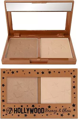 W7 Hollywood Bronze & Glow - Pressed Powder Duo Shimmer Bronzer &... • £7.90