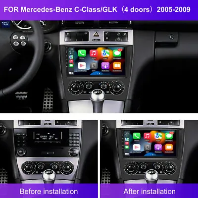 For MERCEDES BENZ Class W203 W209 9  Android 13 Car GPS Stereo Radio CarPlay • $135.48
