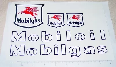 Mobil Oil/Gas Semi Truck & Trailer Sticker Set SM-003 • $20