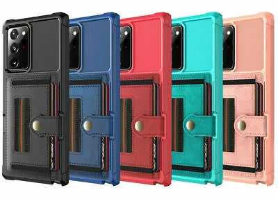 Shockproof Phone Case With Card Holder Cover For Samsung S22 Ultra S20 Plus S30 • $13.59