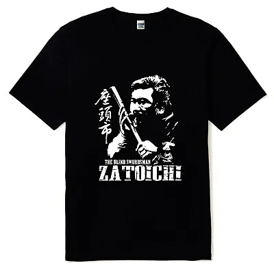 New Zatoichi The Blind Swordsman Movie Mens T Shirt Black Sizes S - 5XL • $25.09