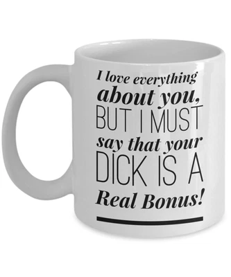 $26.99 • Buy Sexy Valentines Day Gift For Him Funny Boyfriend Coffee Mug Naughty Valentines D
