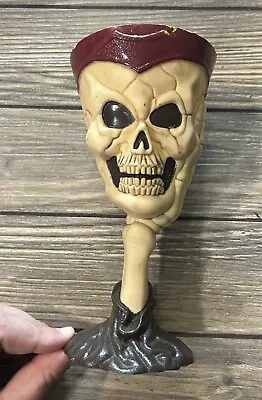 Skeleton Goblet Skull Cup With Skeleton Hand Halloween Easter Unlimited Purple A • $14.99