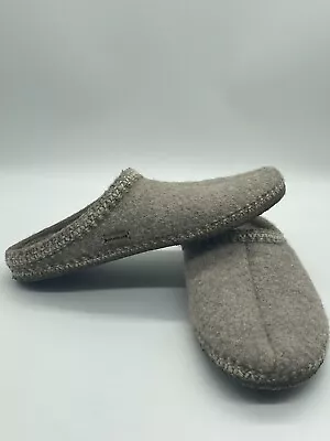 £33.59 • Buy Haflinger Slippers Womens Mule Clogs Beige Wool Casual Slip On, See Pic For Sz