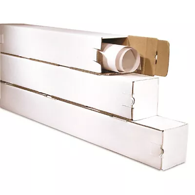 50 - 5x5x25  Square Tube- White With Locking Tabs • $130.99