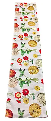 Manual Woodworkers & Weavers Floral Table Runner 13x72in USA   • $24.99