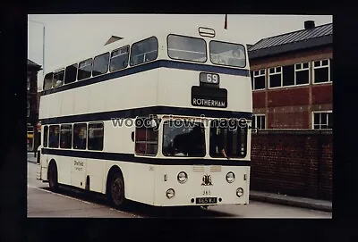 £2 • Buy Tm8374 - Sheffield Transport Bus - No.365/Reg.665 WJ-No.69/Rotherham. Photo 6x4 