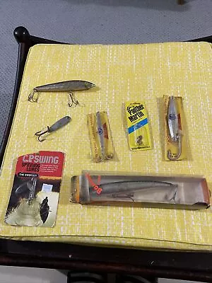 Vintage Lot Panther Martin Cp Swing Bomber Lures Original Bridgeport Diamond • $13