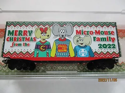 Micro-Trains # 10100894 Micro-Mouse 2022 40' Hy-Cube Christmas Box Car. N-Scale • $24.03