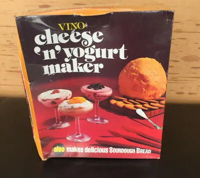  Vintage Mother Hobbord Vino Cheese 'n Yogurt Maker In Sealed Box • $40.49