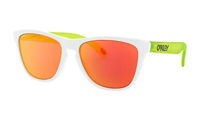 Oakley FROGSKINS Origins Coll Matte White/Uranium Prizm Ruby OO9013-I3 55mm • $195.80