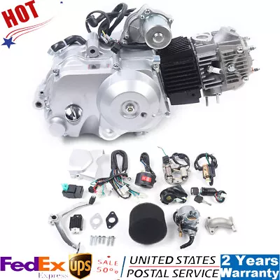 125CC Engine Motor Semi Auto Reverse ATV QUAD BUGGY GO KART 4 WHEELERS COOLSTER • $331.55