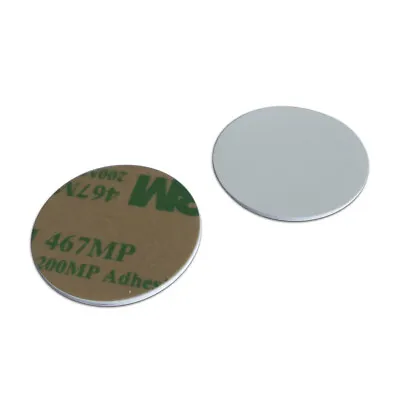 RFID Black Coin Card MIFARE Classic 1K With 3M Adhesive 13.56mhz Sticker -10pcs • $8.89