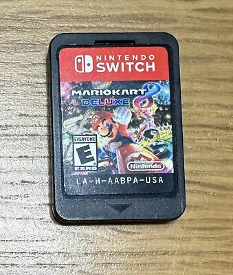 Mario Kart 8 Deluxe Nintendo Switch  Game Cartridge Only Tested Works • $37.99