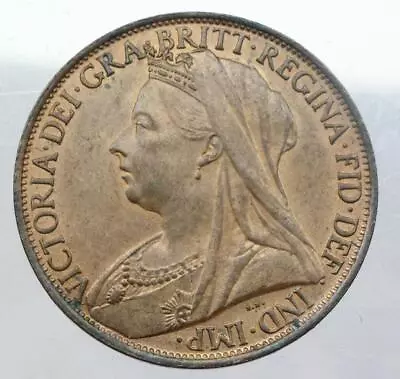 Super Grade 1899 Victoria Penny • £9.81