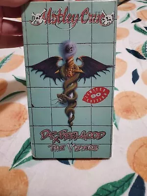 Motley Crue Dr. Feelgood The Videos Vhs Ntsc 1990 Limited 90 Edition  • $15