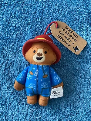 Paddington Bear Small Christmas Teddy McDonald’s Toy • £1.99