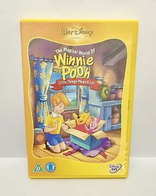 The Magical World Of WINNIE THE POOH LITTLE THINGS MEAN A-LOT  Walt Disney DVD • £3.50