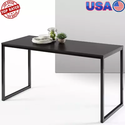 55  Metal Frame Desk/Table Easy Assembly Modern Office Furniture Deep Espresso • $94.50