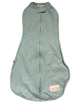 $12 • Buy Woombie Baby Swaddle Zip Up 5-13lbs Sz 0-3 Months Baby Blue