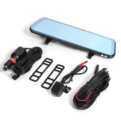 $186.01 • Buy 2.5K Mirror Dash Cam 10  Touch Screen Front And Rear GPS Dual Dash Camera Part