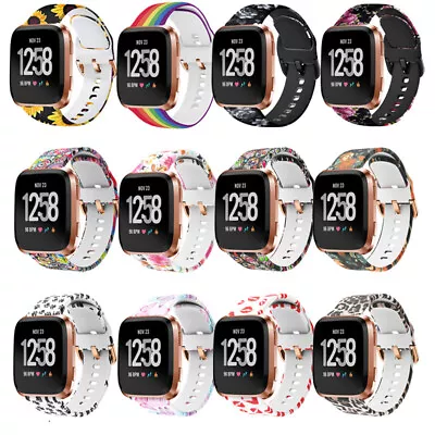 For Fitbit Versa / Versa 2/ Lite/ SE Watch Band Strap Silicone Soft Leopard • $9.99