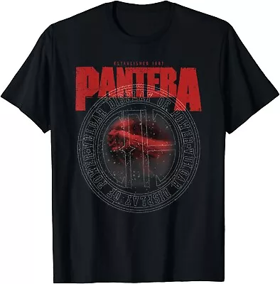 Pan.tera Official Vul.gar Display Of Pow.er Circle T-Shirt • $21.99