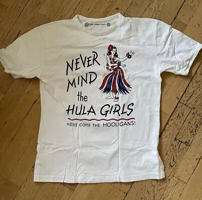 Fake London Genius Vintage Never Mind The Hula Girls Mens T Shirt White Xl • £45