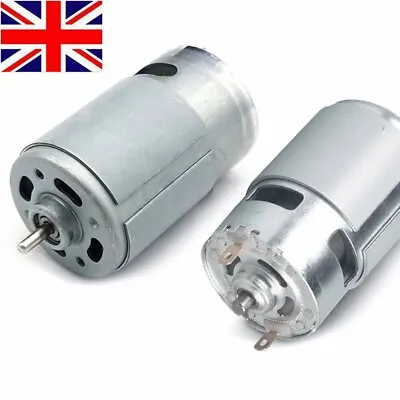 12V-24V High Power 775 DC Large Torque Motor Low Double Ball Bearing 10000RPM • £7.78