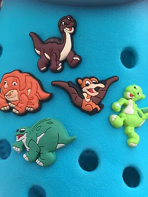 5 Land Before Time Dinosaur Shoe Charms For Clogs.  • £3.99