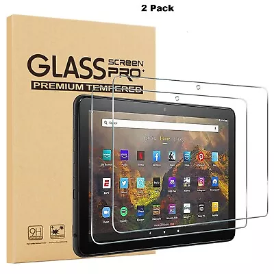 2PCS Tempered Glass Screen Protector For Amazon Kindle Fire 7  /HD 8 /HD 10 /Max • $7.99