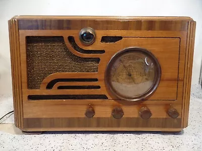 Vintage Sears SILVERTONE Tube Radio Model 4566 AM Short Wave SW Police • $299.99