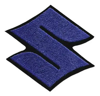 $5.95 • Buy Suzuki S Patch Embroidered Blue Iron-on Suzuki - Hayabusa - GSXR