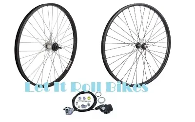 26  X 1.75 Black WheelSet Shimano Internal Nexus 3-speed Shifter Cable Bicycles • $209.99