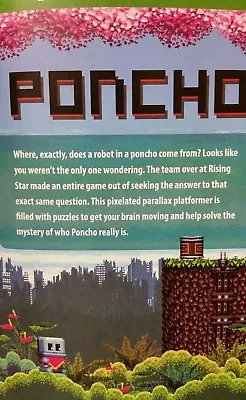 PONCHO DOWNLOAD Steam Game Code Card PUZZLE GAME • $5