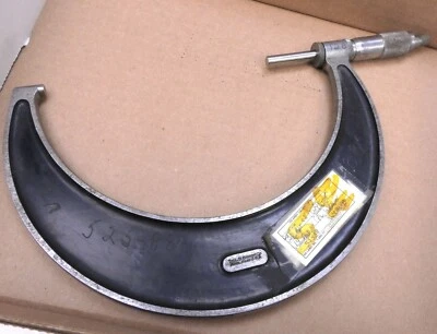 $170 • Buy Starrett V226MXRL Outside Micrometer 125-150mm Carbide Anvil-Spindle .001mm Grad