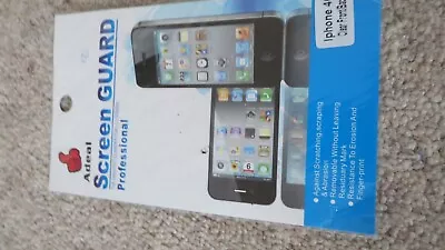 Adeal Screen Guard For Iphone 4g Clear Front And Back Sealed New Used • £3.25