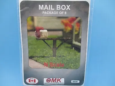 Osborn Model Kits N Scale - Mail Boxes - #3035 - Package Of 8! • $7.95