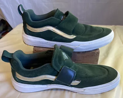 Vans Men's Kyle Walker Pro 2 Suede Skate Shoes Shake Junt Forest Green Gold NWT • $79.99