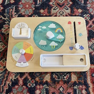 Lovevery Plan Ahead Weather Board - Montessori Learning For 3 Year Olds • $35.99