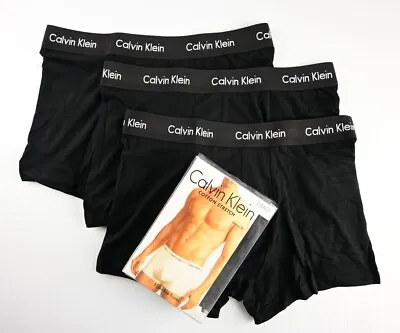 Calvin Klein CK Men's Boxer Briefs 3 Pack In Black • $34.99