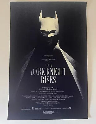 THE DARK KNIGHT RISES Batman Olly Moss Mondo Print Poster Limited Editon • £67.48