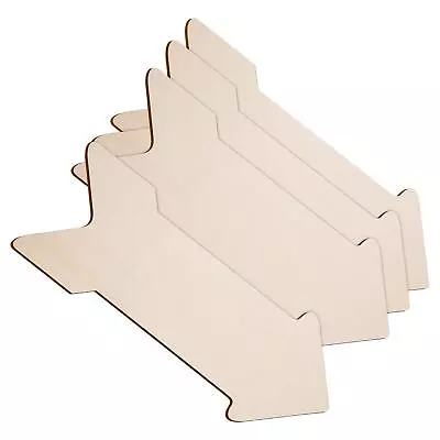 4Pcs Unfinished Wood Sign Blank Arrows Plaque For Restaurant Farmhouse Bar • $20.93