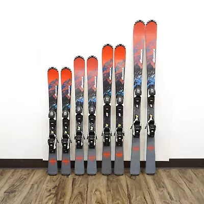 2024 Nordica Team AM FDT Skis 100 110 120 And 140cm + Jr 4.5 FDT Bindings NEW • $219.99