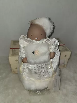 Vtg.limited Edition Michel & Company Snow Bear Ceramic Doll In Original Box-1988 • $24.99