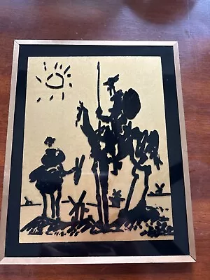 Modern Classics Inc Silk Screened Don Quixote And Sancho Panza Pablo Picasso • $79.99