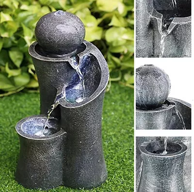 £58.39 • Buy Water Feature Outdoor  Indoor Garden Water Fountain Mains Powered UK